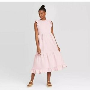 Universal Thread Ruffled Tier Dress, Large